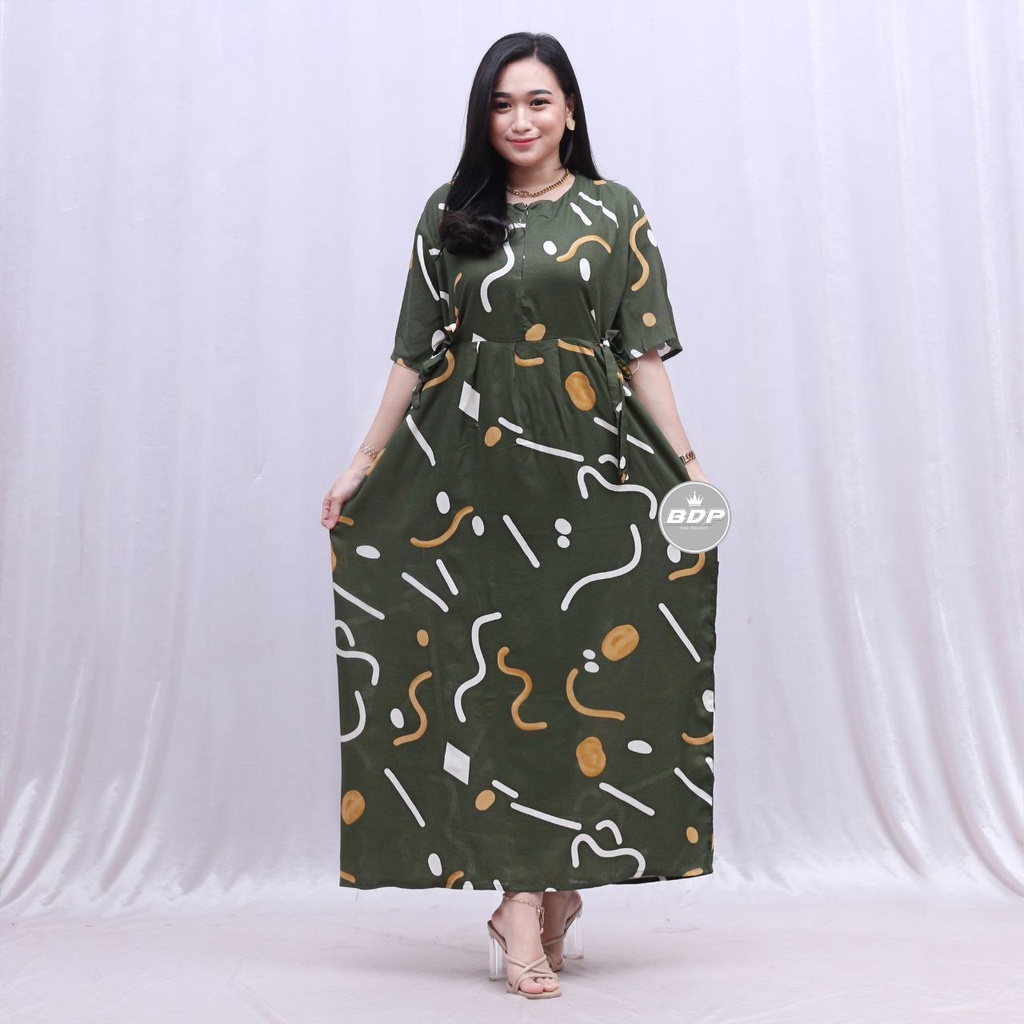 Dianputri - Daster Chibi Panjang Semata kaki Busui Kekinian Non Ruffle Dianputri-cika