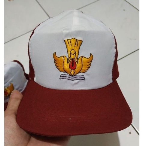 10pcs TOPI MERAH PUTIH