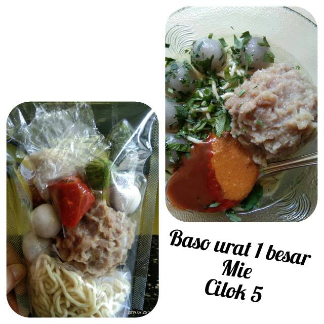 

Baso urat + cilok