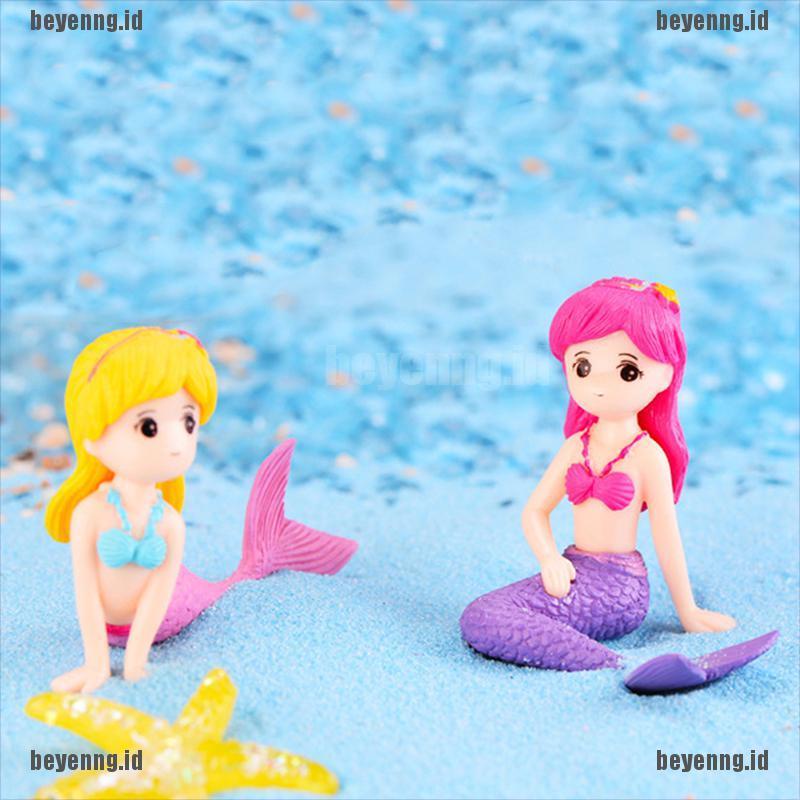 Bey Miniatur Mermaid Untuk Dekorasi Taman Minifairy Gardenrumah Boneka DIY