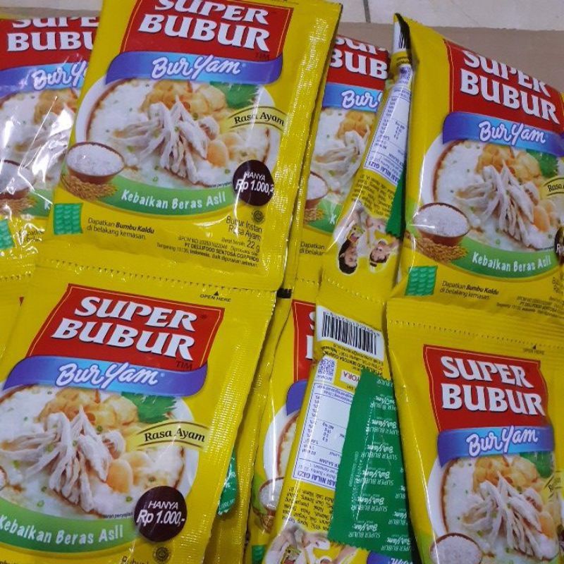 

Super bubur BURYAM renceng isi 10 pcs
