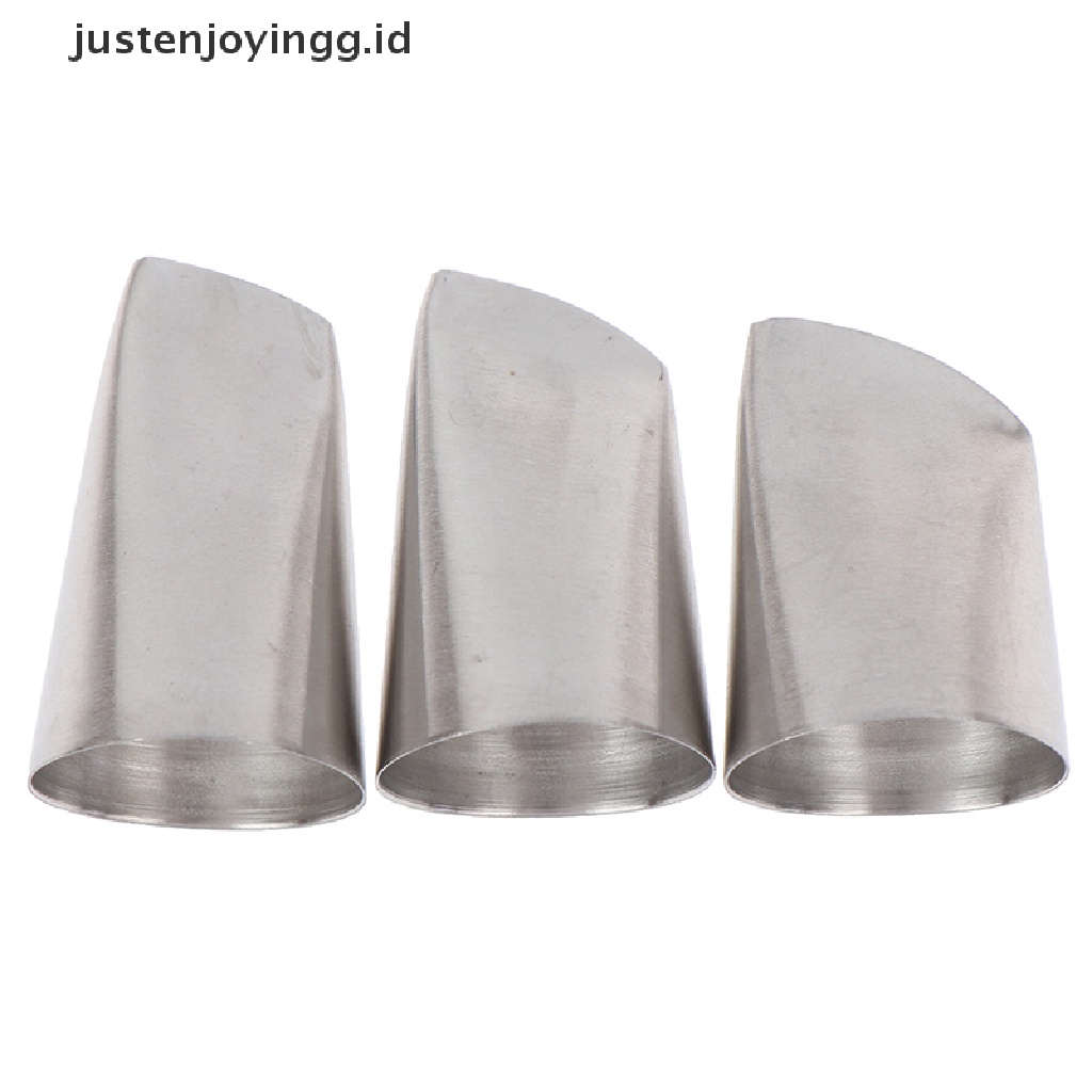 3 Pcs Alat Nozzle Icing Piping Krim Bentuk Kelopak Bunga Mawar Austin Untuk Dekorasi Kue