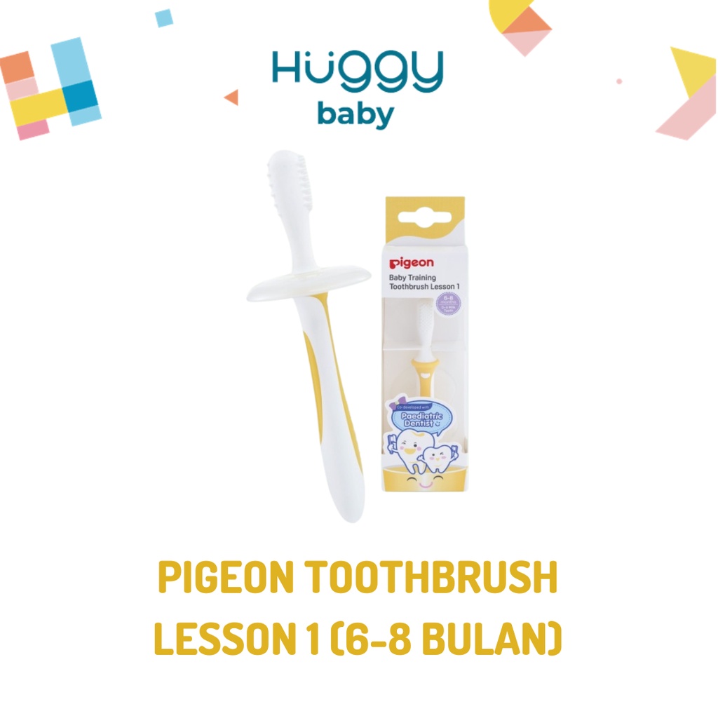 PIGEON Training Toothbrush Lesson 1 | Sikat Gigi Bayi LESSON 1