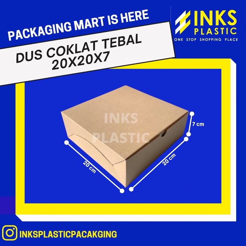 

DUS HAMPERS BOX KARTON TEBAL 20x20x7 CM (20 PCS)