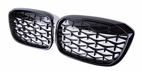 RC Scale 1/10 BMW Kidney Front GRILLE Left Right Body Accessories BLACK