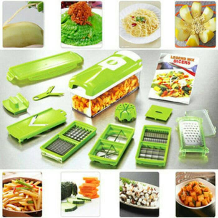 Alat pemotong sayur,buah,apel,wortel,kentang,tomat dll nicer dicer