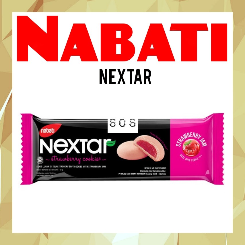 

《OS3》 Nabati Nextar Strawberry Cookies 42 gram