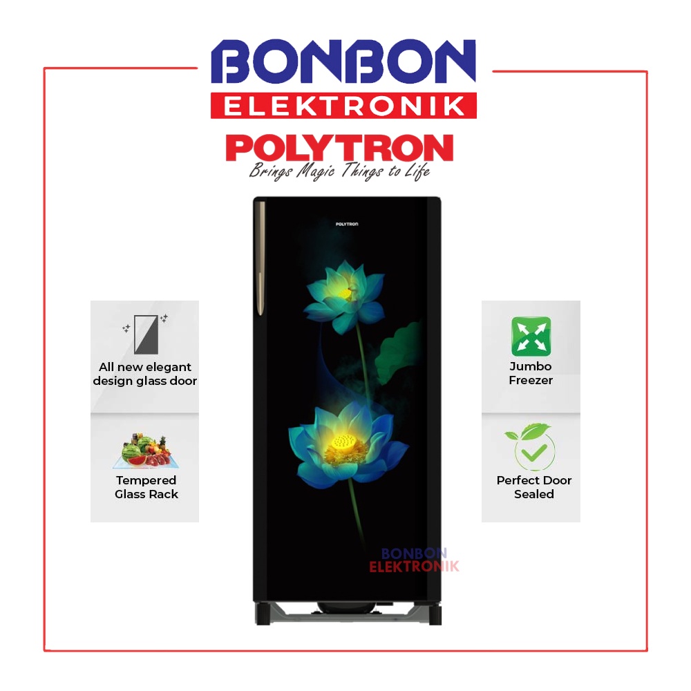 Polytron Kulkas 1 Pintu 180L PRA-18PLX/PRX 180 Liter PRA18PLX PRA18PRX