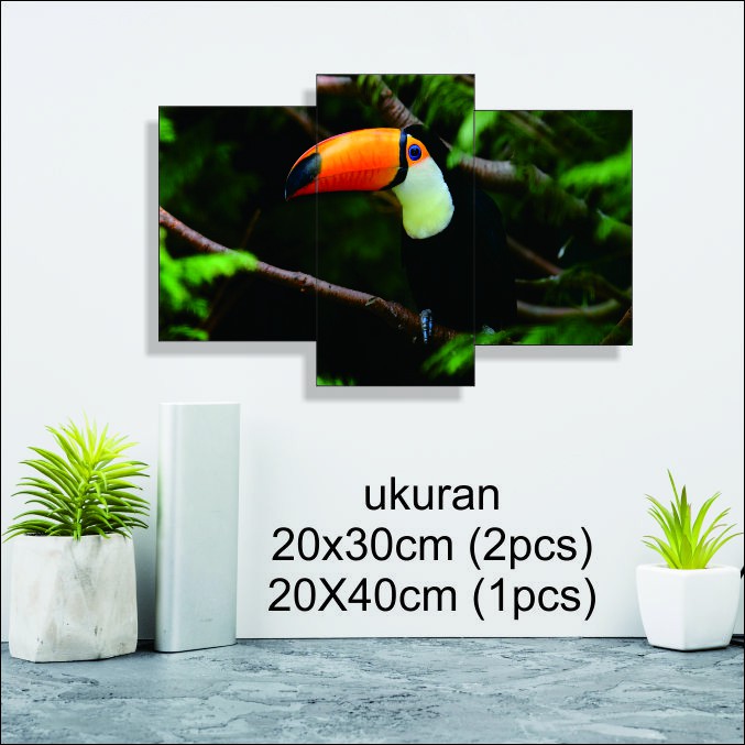 IDE431 -  hiasan dinding puzzle BIRD