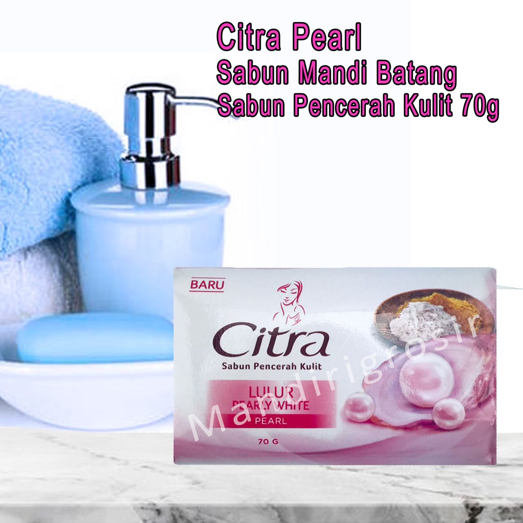 Sabun Pencerah Kulit *Citra * Lulur Pearly White * Pearl 70g