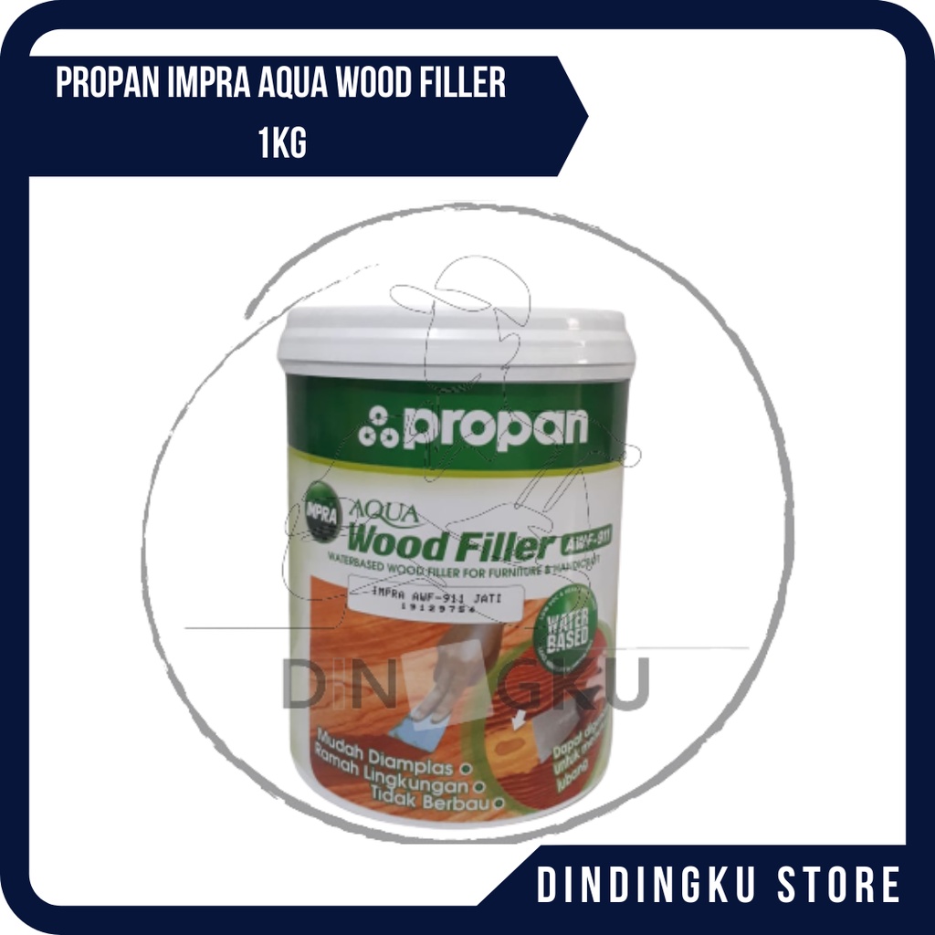 Propan Impra Aqua Wood Filler Dempul Kayu 1 Kg