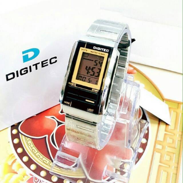 Jam Tangan Wanita Elegan Digitec DG3022 Silver Original
