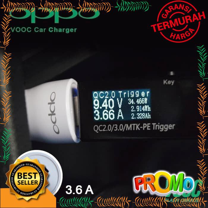 CAR CHARGER OPPO VOOC CHARGER MOBIL OPPO FAST CHARGER ORIGINAL