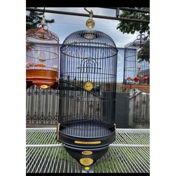 SANGKAR KANDANG LOVBIRD BNR BLACK DOFF