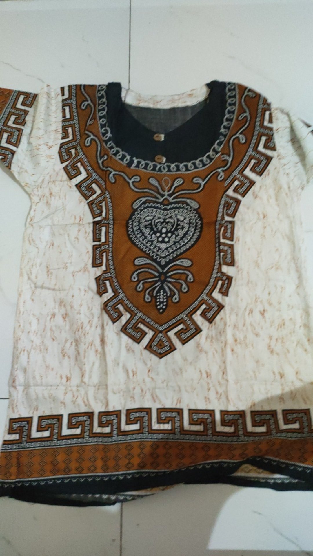 Kaos Barong Kaos Etnik Dashiki Bohemian Style All Size Pria Wanita Motif Indian