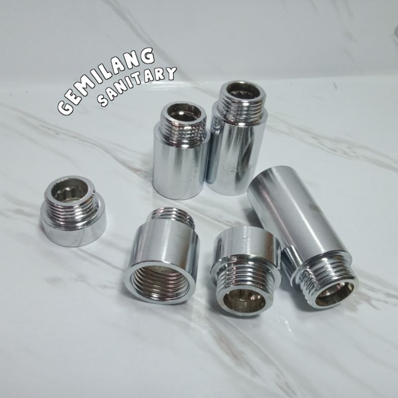 Shock Drat Luar Dalam 1/2 Inch Sambungan Pipa Drat Luar Dalam