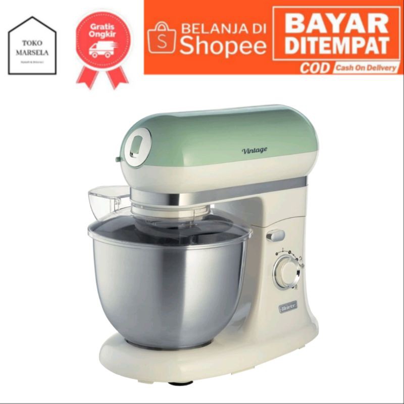 Stand Mixer Ariete Vintage Retro 5.5L - Hijau stock terbatas