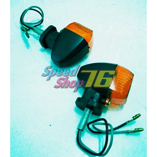 SP76 1 SET VARIASI LAMPU SEN SEIN RITING MINI NINJA R RR ORANGE