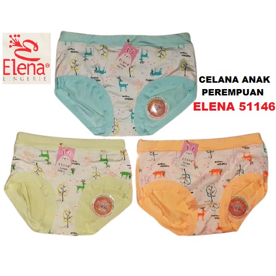 CD Celana Dalam Segitiga Super Soft Lembut Anak Perempuan Cewek Elena 51161, 51152, 51153, 51144, 51146, 51147