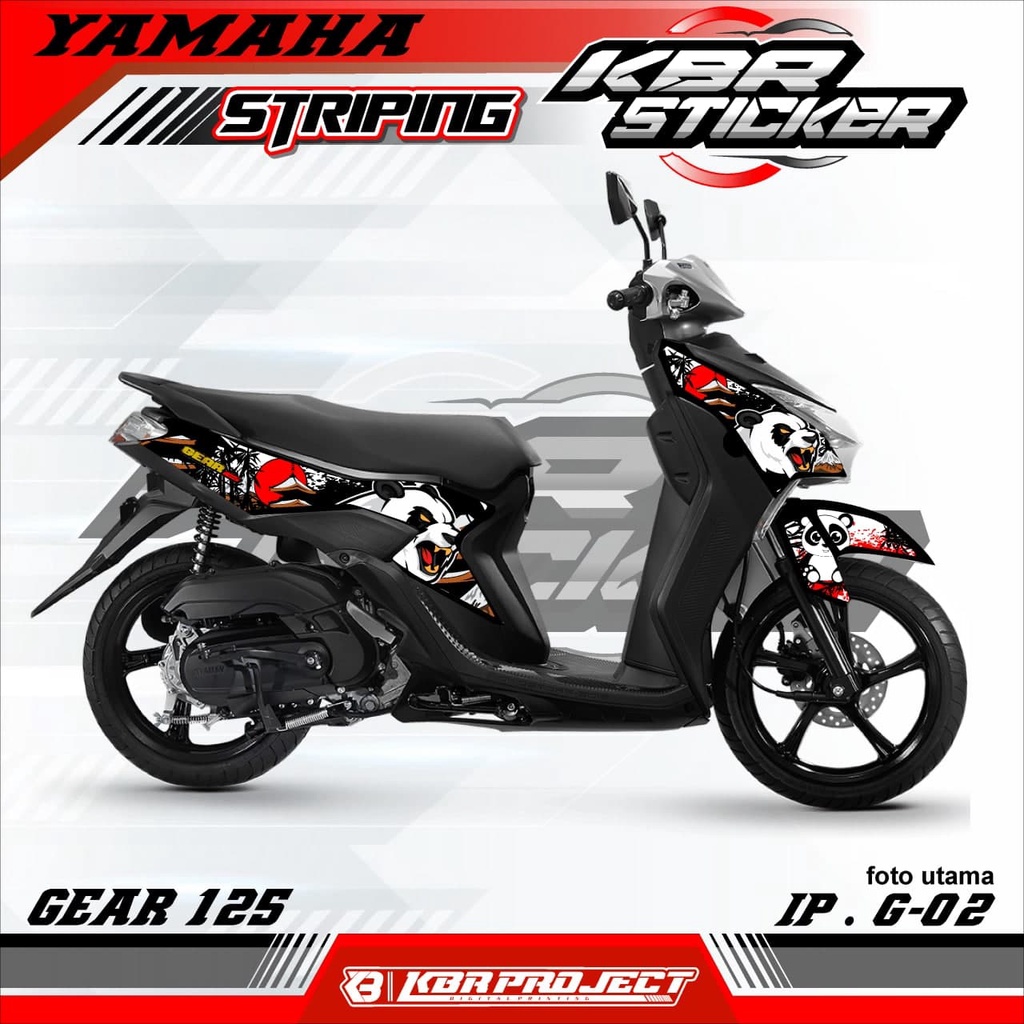 (COD) STICKER STRIPING GEAR 125 - STICKER STRIPING GEAR 125.02