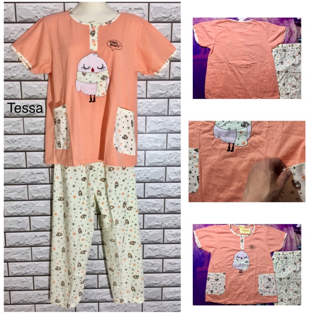 BAJU TIDUR CP JUMBO TESSA - PIYAMA CP JUMBO TESSA
