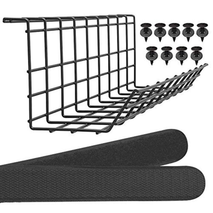 

Delia | Under Desk Cable Management Tray - Under Desk Cable Organizer For Wire