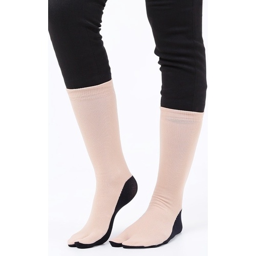 KAOS KAKI JEMPOL POLOS PANJANG DEWASA WANITA/MUSLIMAH BAHAN NYLON SPANDEX HALUS