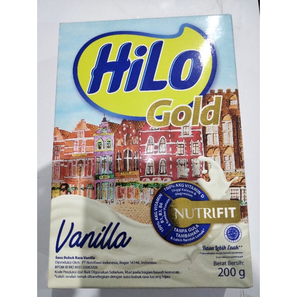 

Hilo Gold Nutrifit rasa Vanilla 200gram