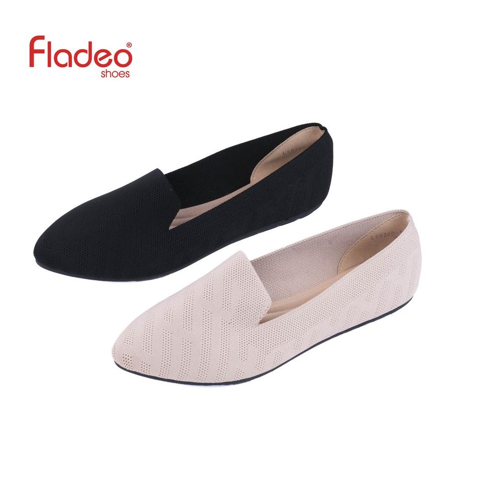 Hot Sell.. Fladeo D21/LSB360-1AH/Sepatu Rajut Flat Wanita [ Rajut Flat Shoes ]