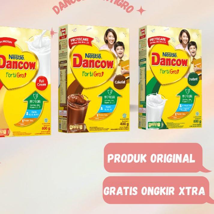 

Flash Sale DANCOW Fortigro Full Cream Instant Coklat susu bubuk anak box 200g 400g 800g !