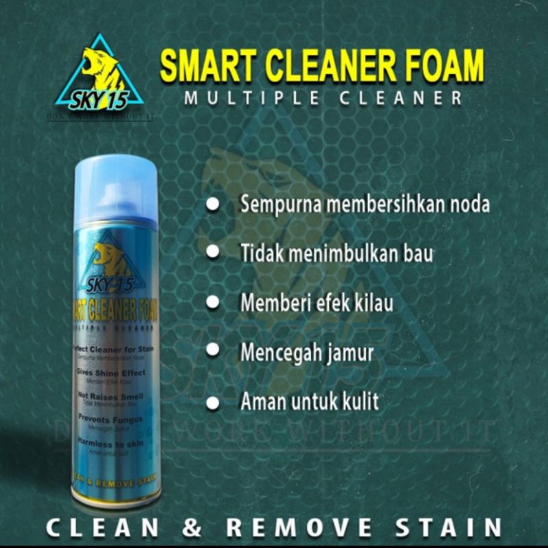 smart cleaner foam SKY15 cairan pembersih serbaguna sofa jok anti noda pembersih bodi mobil motor