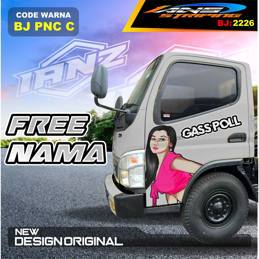 STIKER DECAL PINTU TRUK FUSO RAGASA / DECAL PINTU DUMTRUK  / STIKER MOBIL TRUK / STIKER PINTU TRUK KEREN