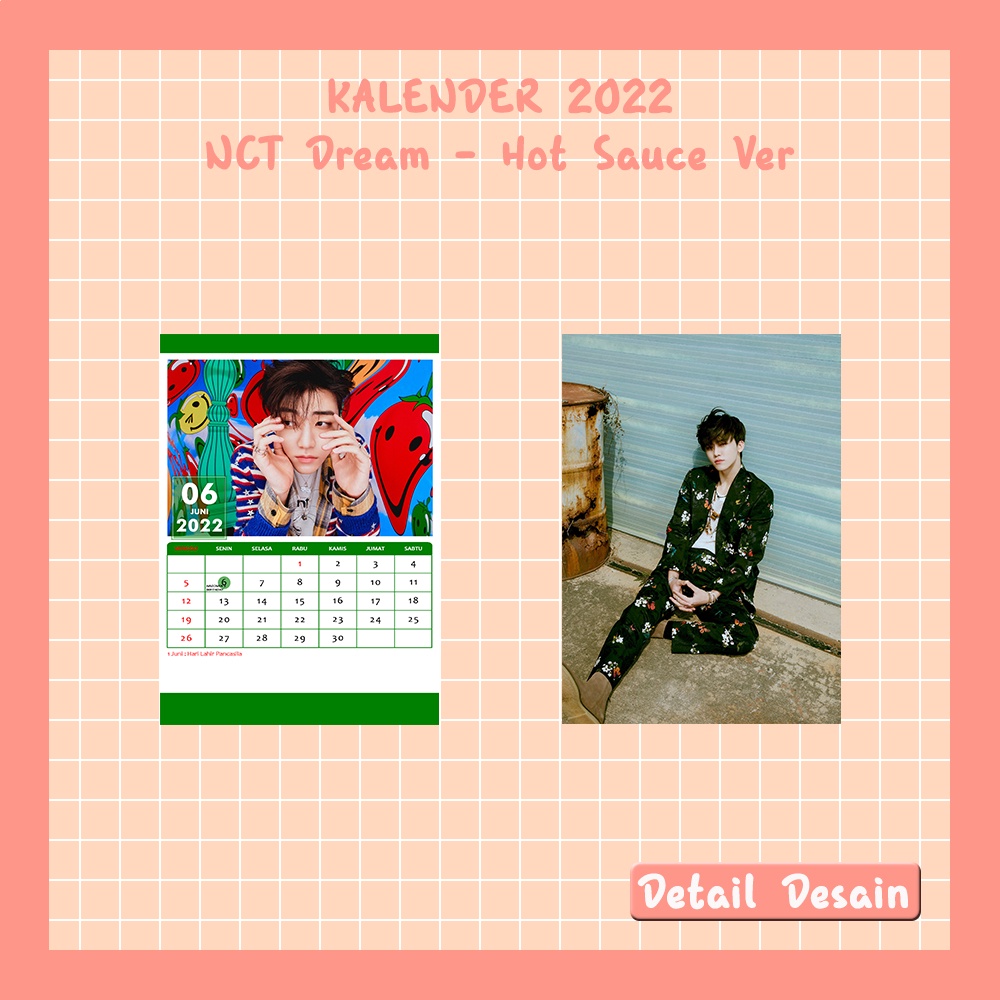

P.O Kalender Meja 2022 | NCT Dream - Hot Sauce Edition