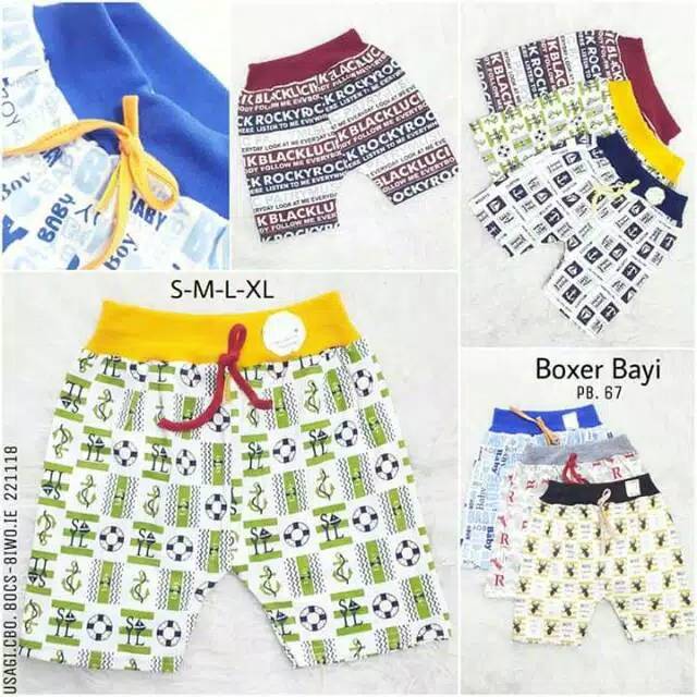 Celana Pendek Bayi Usagi Boxer Bahan Kaos