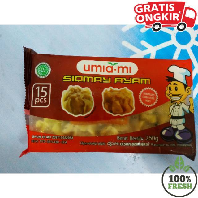 

SIOMAY AYAM UMI AMI ISI 15 SUDAH ADA BUMBU SAUS / TERENAK/TERMURAH