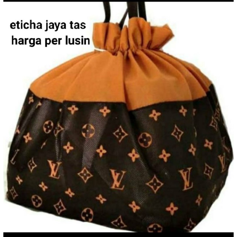 (1 lusin =12 psc) tas hajatan serut motif bawah 20-22 cm