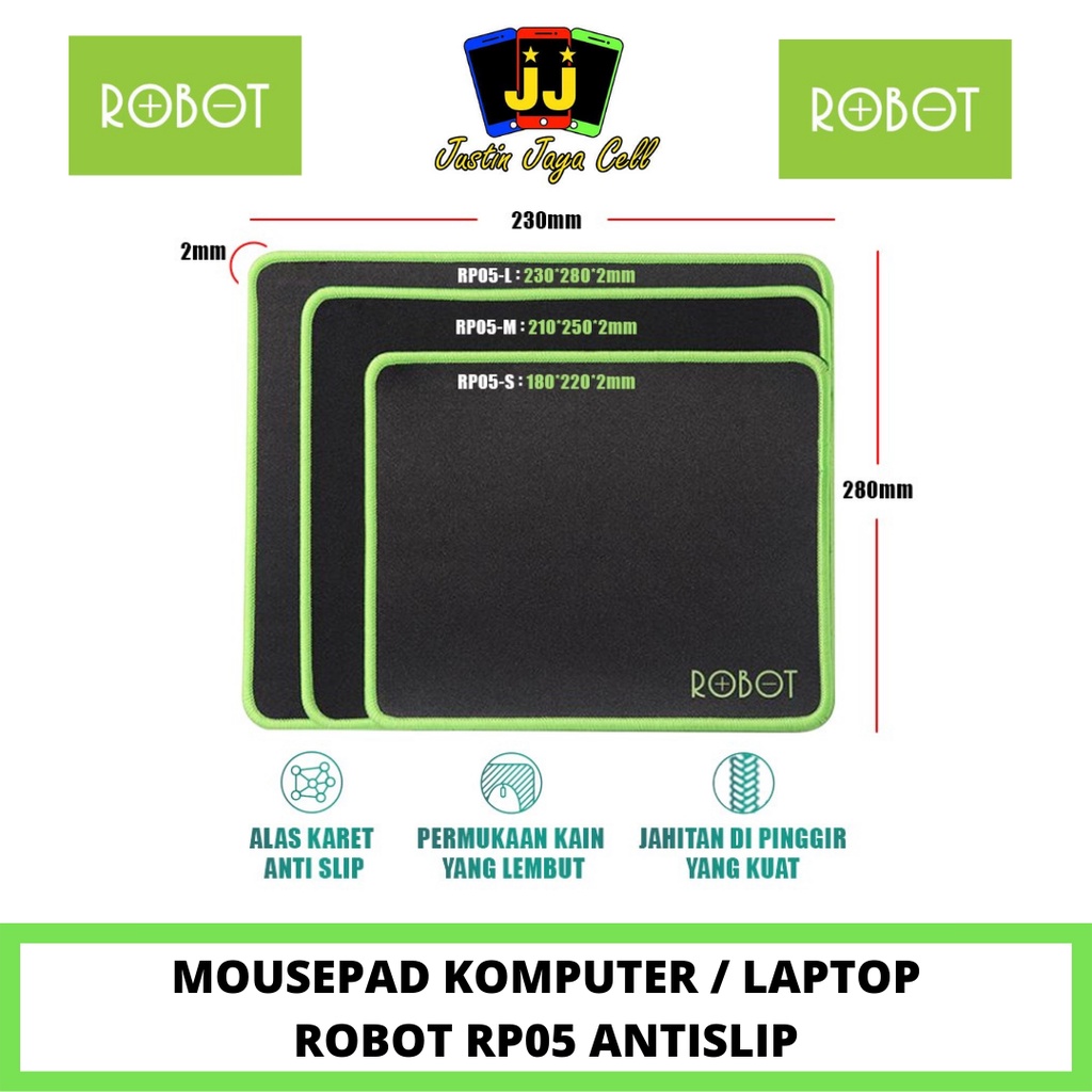 MOUSEPAD ANTISLIP ROBOT RP05 GAMING MOUSEPAD ORIGINAL