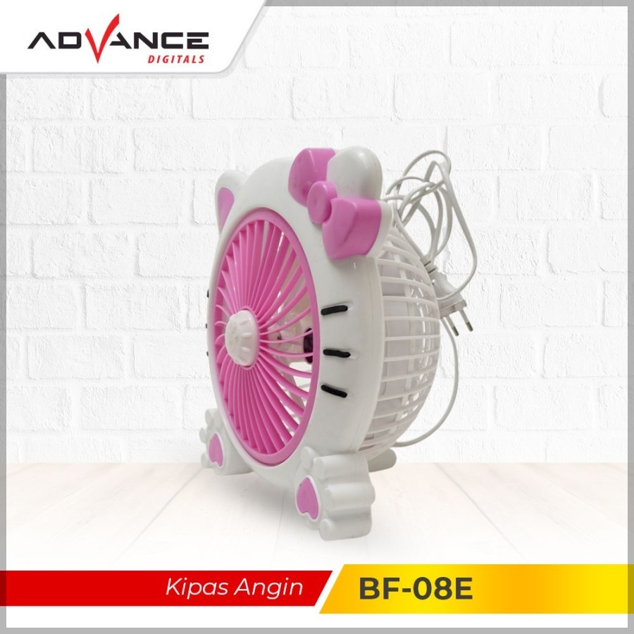 Kipas Angin Advance BF 08E 8'' Kipas Karakter Hello Kitty Original