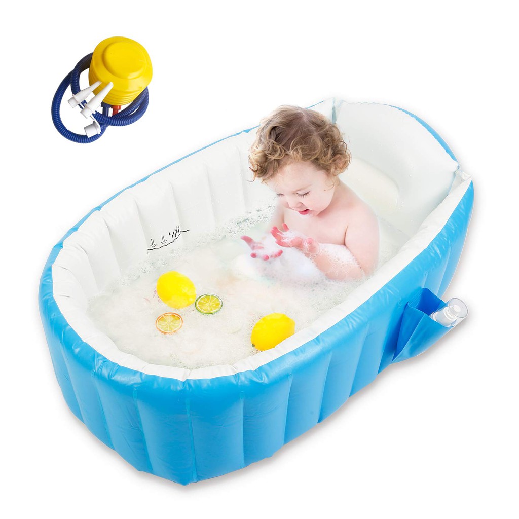 Baby Bath Tub/ Bak Mandi Bayi Warna Biru / Pink/ bak mandi bayi/  Bak mani pompa  Merk shenar