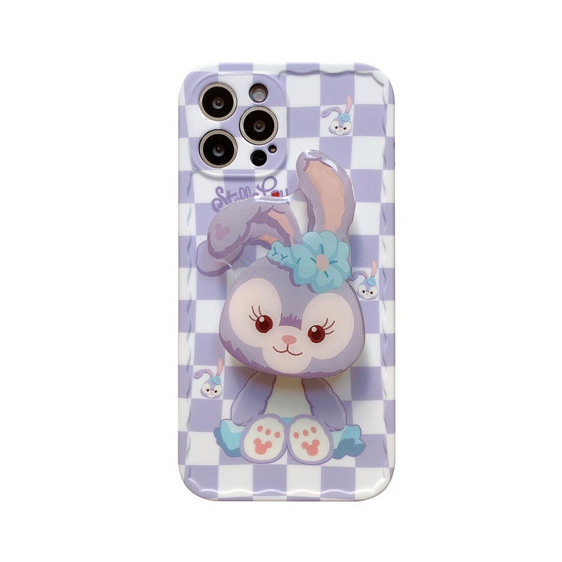 Case Motif Kartun Dengan Holder Untuk IPhone 12 13 11 Pro Max X Xs Max Xr Lndl