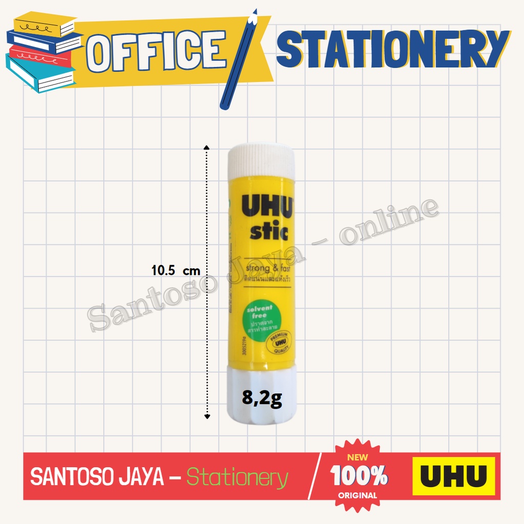 

Lem Stik UHU Stic 8,2g - Glue Stick UHU 8.2 gram