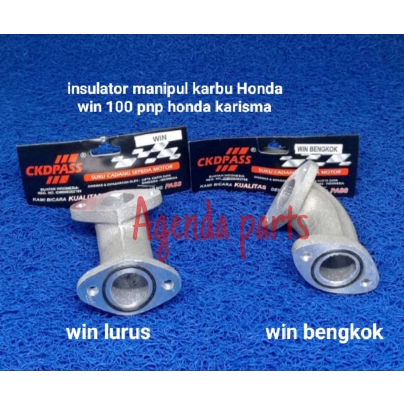 MANIPUL INTAKE INSULATOR  HONDA WIN 100 SESUAI PICT(silahkan pilih model nya yg di inginkan)