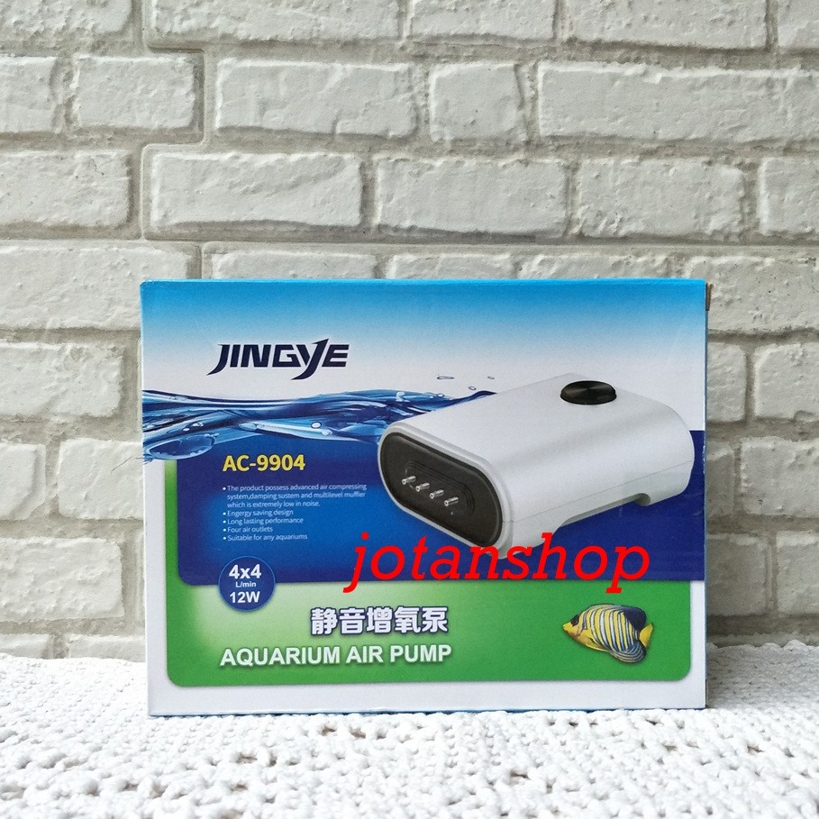 YANG JINGYE AC 9904 Air Pump Aerator Pompa Udara 4 Lubang aquarium aquascape