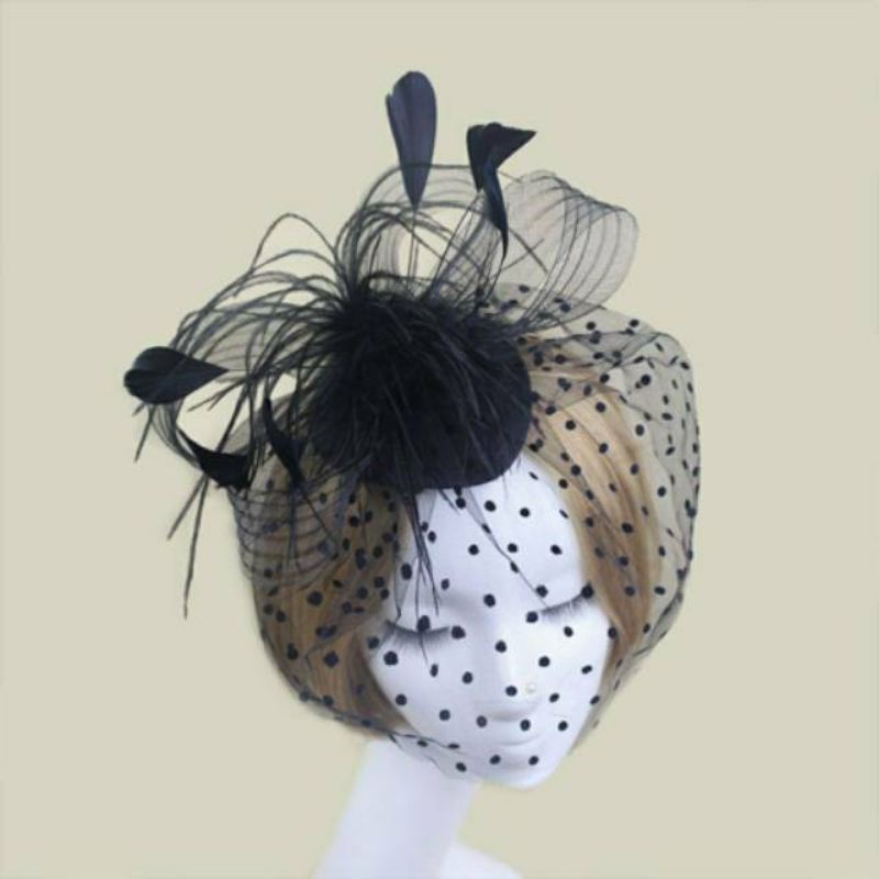 Wedding hat fascinator topi jaring pernikahan