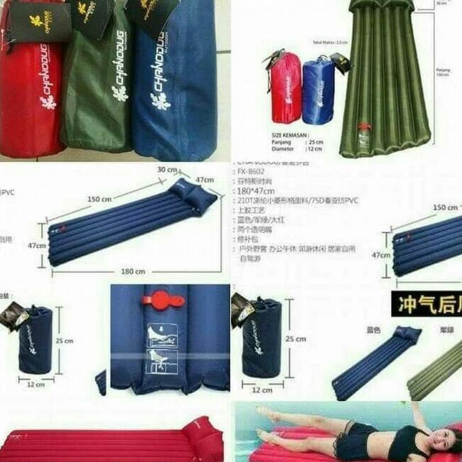 Myvv Matras Angin Chanodug / Kasur Angin Sleeping Pad Chanodug Outdoor Bnoj