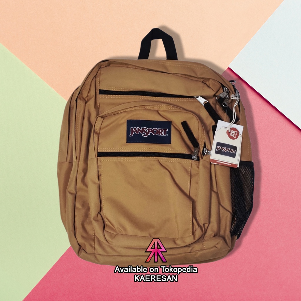 Tas Backpack JanSport Big Student Carpenter Brown Original