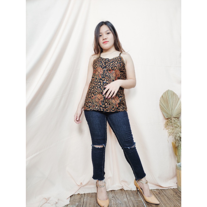 SB Collection Tanktop Batik Riri Atasan Casual Wanita All Size