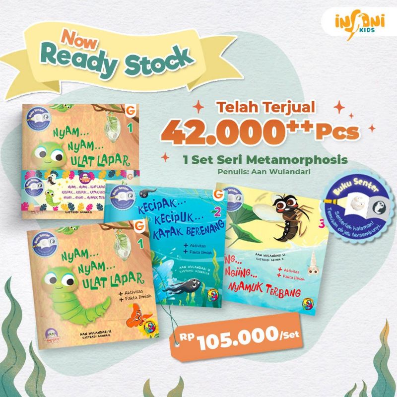 Buku Senter Set Metamorphosis Gema Insani Kids