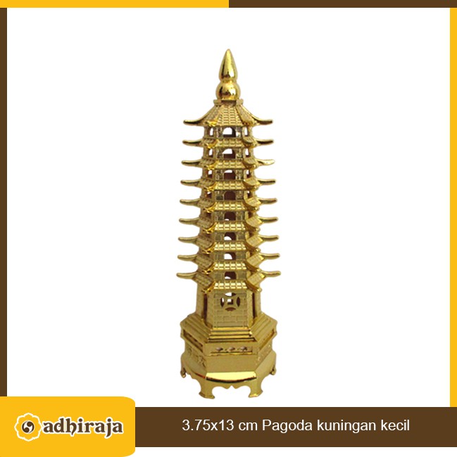 3.75x13 Cm Pagoda Kuningan Kecil