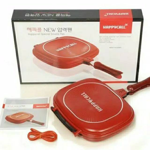 Happy call double pan jumbo 32cm BONUS Karet Cadangan